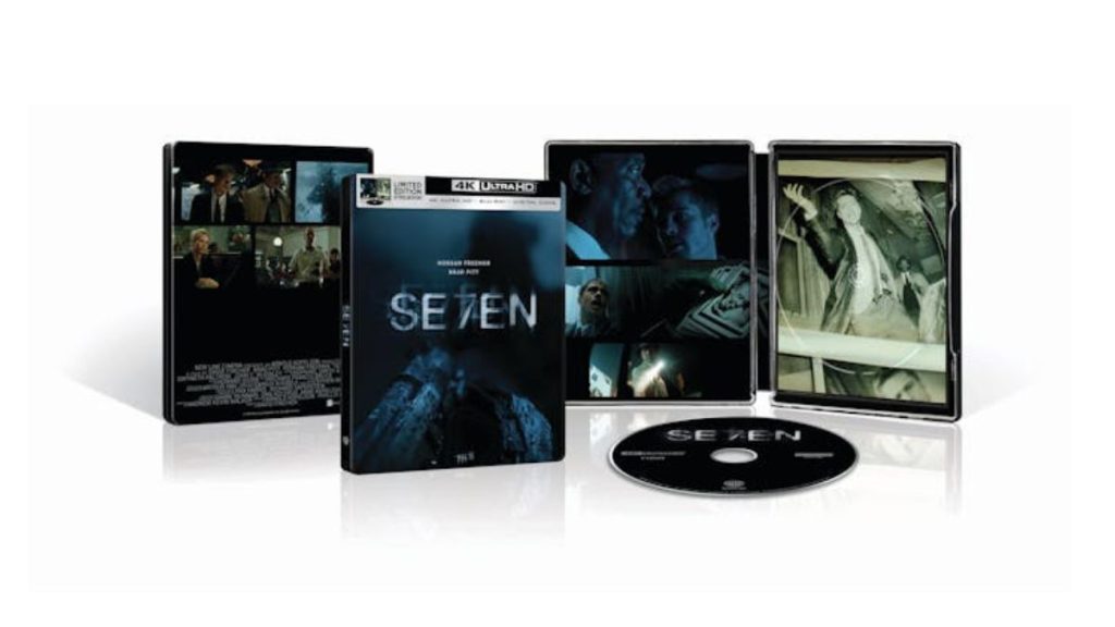 Nouveau Steelbook Seven en 4K Blu-ray, disponible en édition limitée le 7 janvier