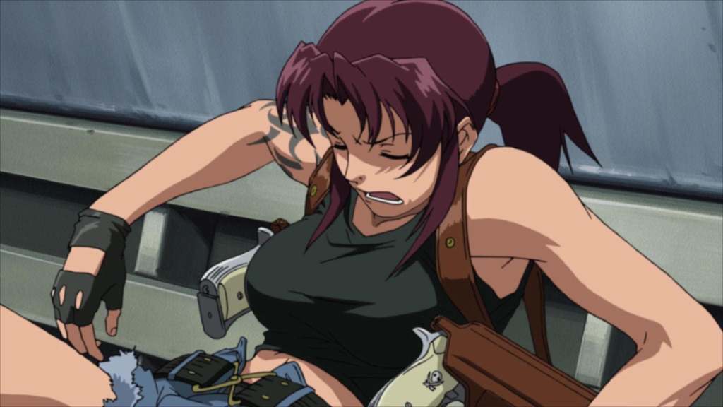 Revy dans le lagon noir