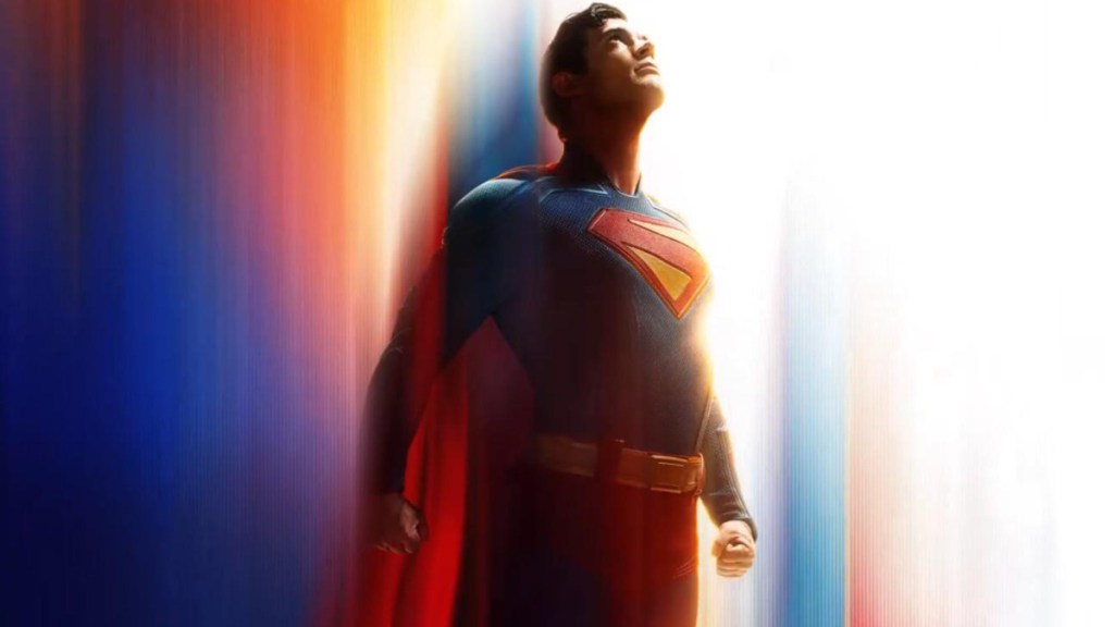 David Corenswet as Superman on the new Superman poster