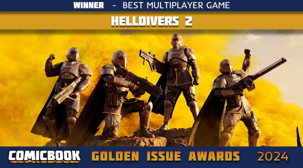 Helldivers 2 couronné Meilleur Jeu Multijoueur de 2024 aux Golden Issue Awards