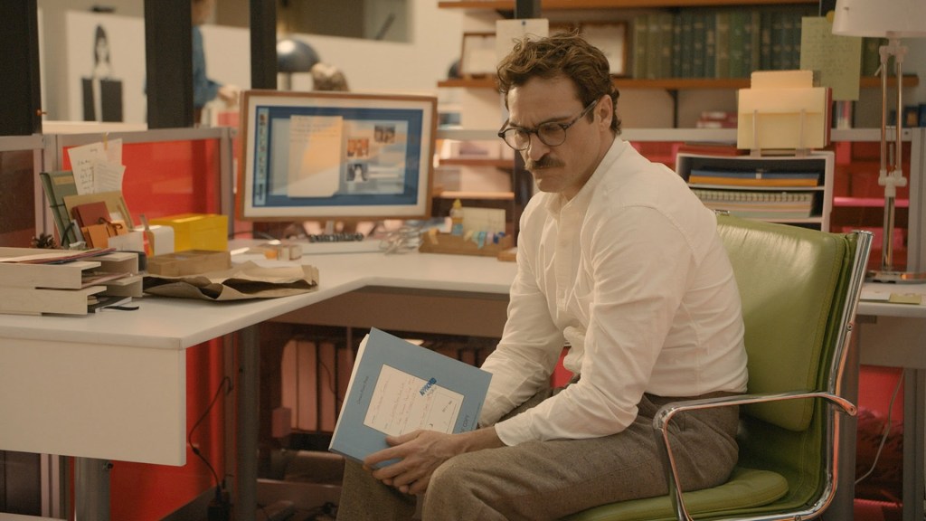 Joaquin Phoenix dans le film Her.