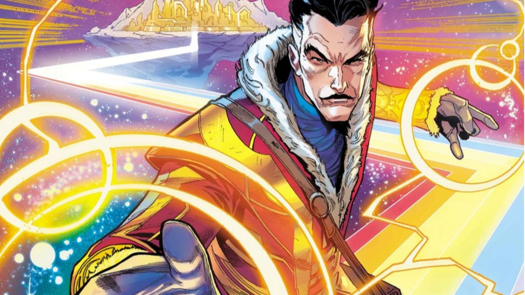 Doctor Strange dans son nouveau costume de la série à venir Doctor Strange of Asgard