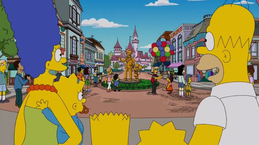 Les Simpson pourraient bientôt envahir les parcs Disney !