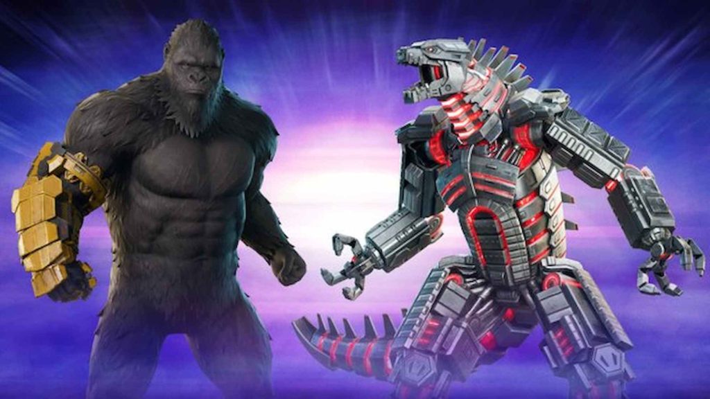 Fuite sur Fortnite : Découverte de nouveaux skins Kong et Mechagodzilla !