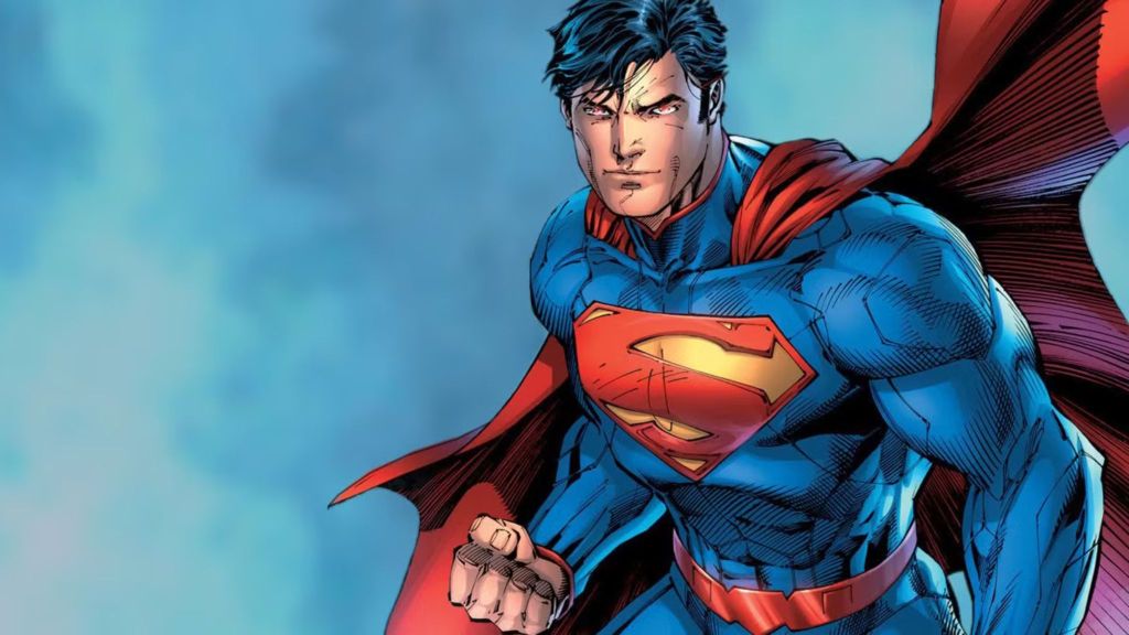 Superman with the armor suit of the New 52 DC comics