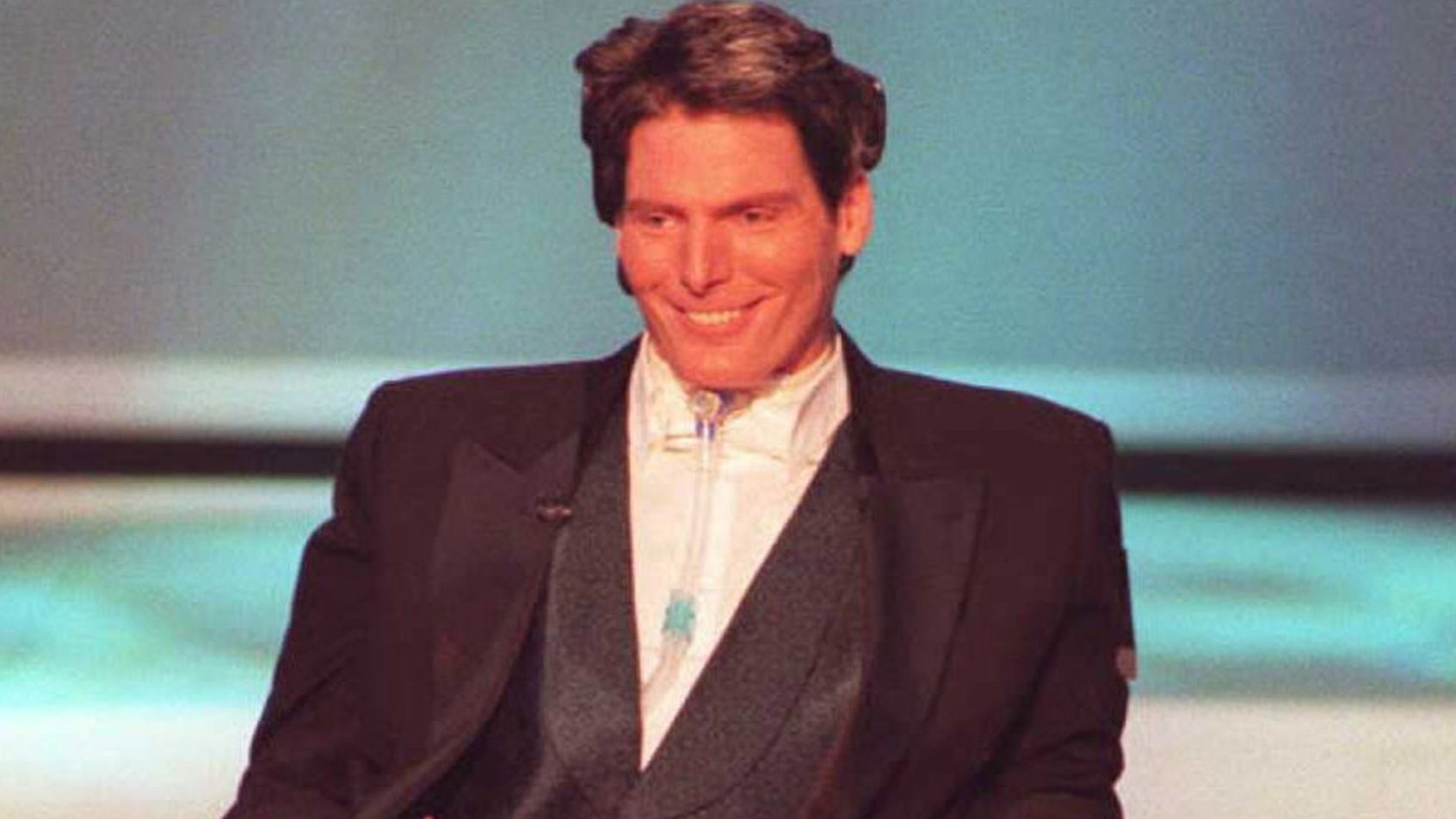 Christopher Reeve aux Oscars après son accident.