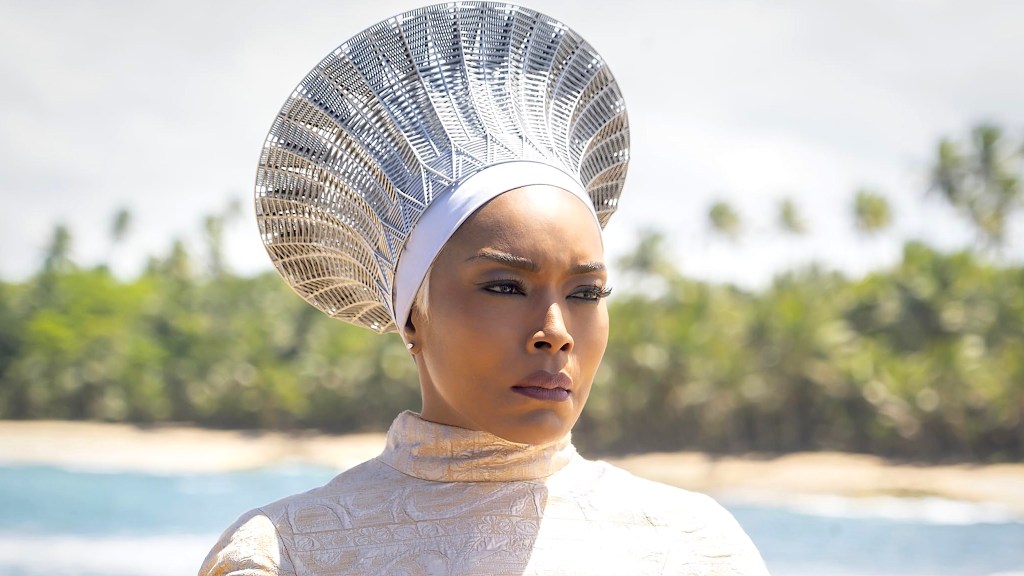 Angela Basset as Queen Ramonda in Black Panther: Wakanda Forever