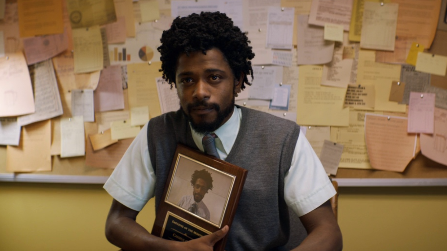 LaKeith Stanfield dans Sorry to Bother You recevant un prix