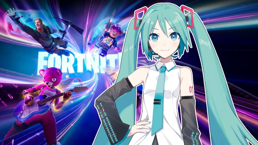 Fortnite sème le doute sur une éventuelle collaboration avec Hatsune Miku grâce à une mise à jour énigmatique.