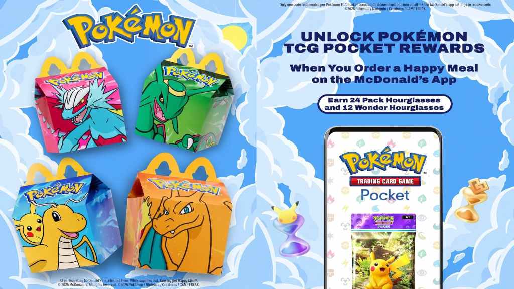 Pokemon TCG Pocket McDonalds Ad