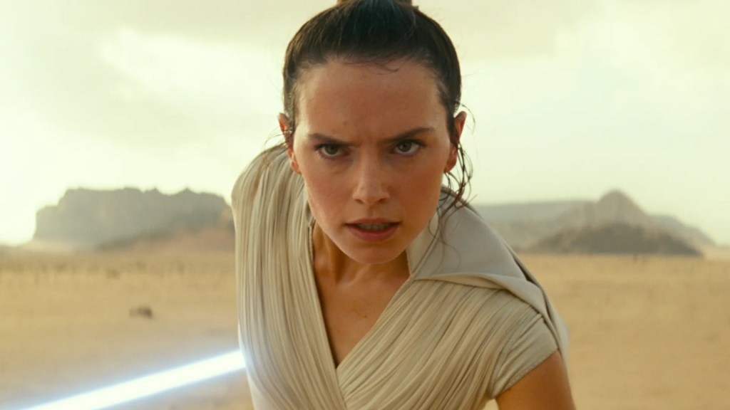 Daisy Ridley as Rey in Star Wars The Rise of Skywalker