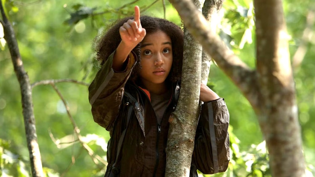 Amandla Stenberg as Rue in The Hunger Games