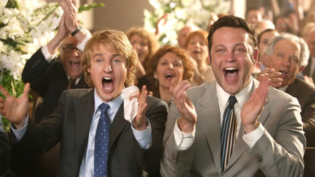 Owen Wilson et Vince Vaughn dans Wedding Crashers.