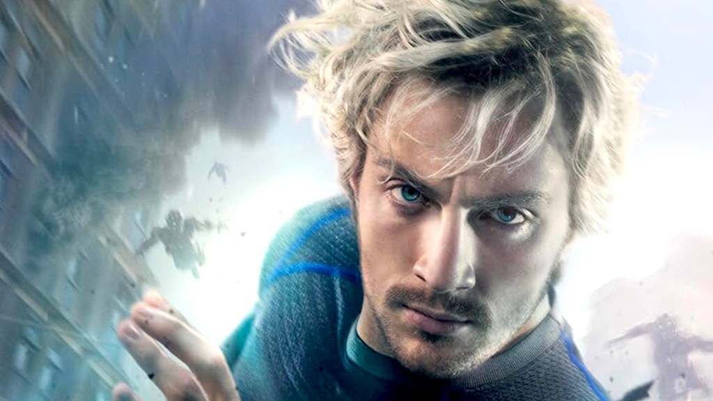 Aaron Taylor-Johnson as Quicksilver in Avengers: Age of Ultron